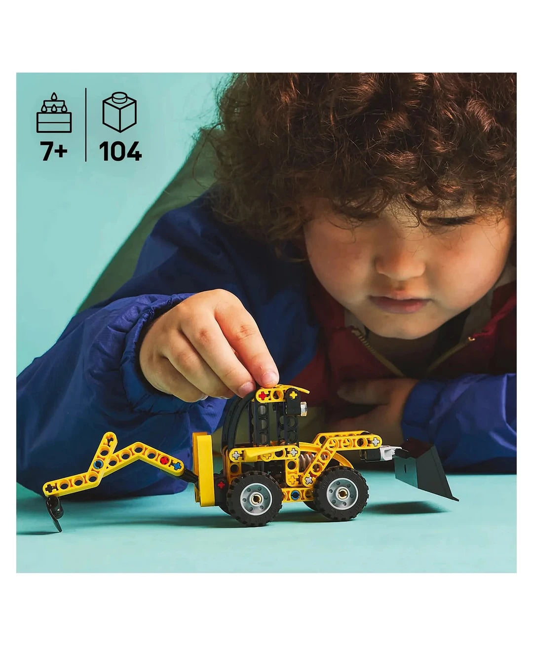 LEGO Technic Backhoe Loader Building Set, 7Y+ (42197)