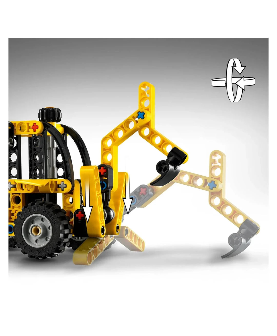 LEGO Technic Backhoe Loader Building Set, 7Y+ (42197)