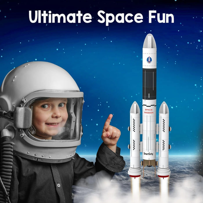 Smartivity DIY Rocket Launcher Space Toy, 6Y-14Y