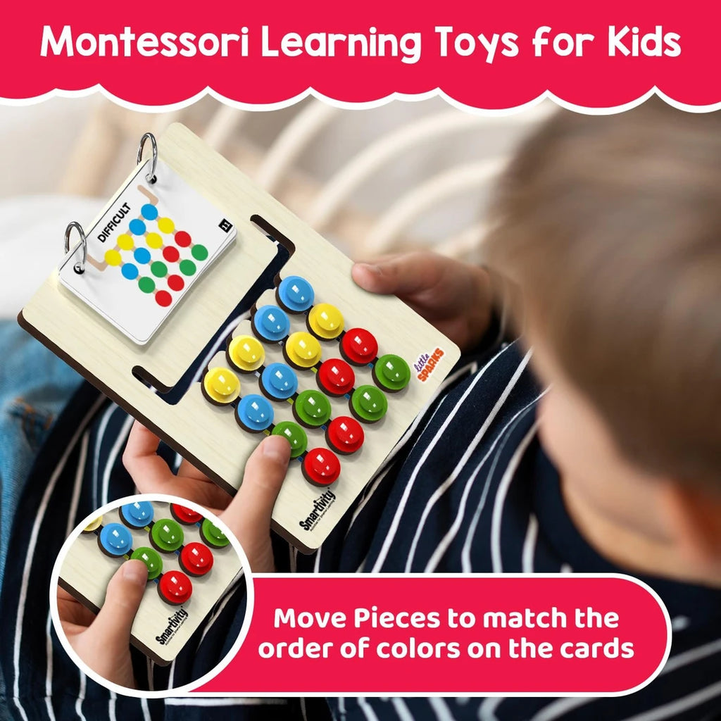 Smartivity Montessori Colour & Pattern Matching Game, 3-6Y