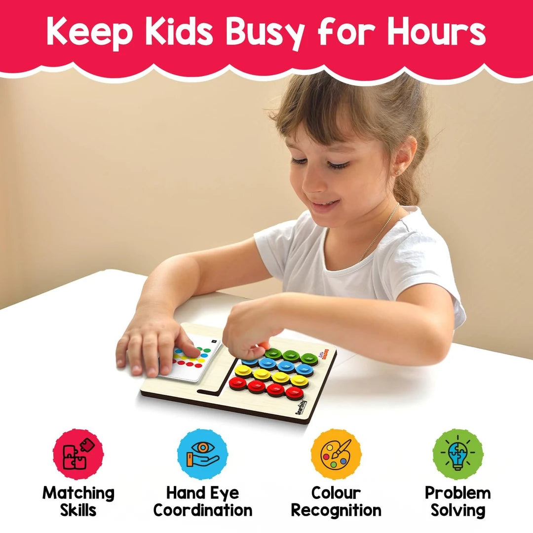 Smartivity Montessori Colour & Pattern Matching Game, 3-6Y