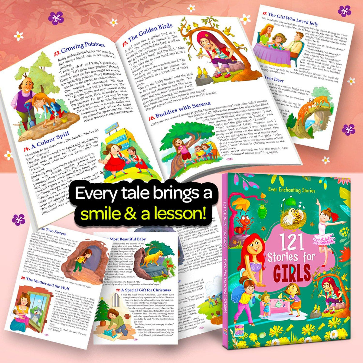 Hello Friend Stories for Girls Illustrated Story Book