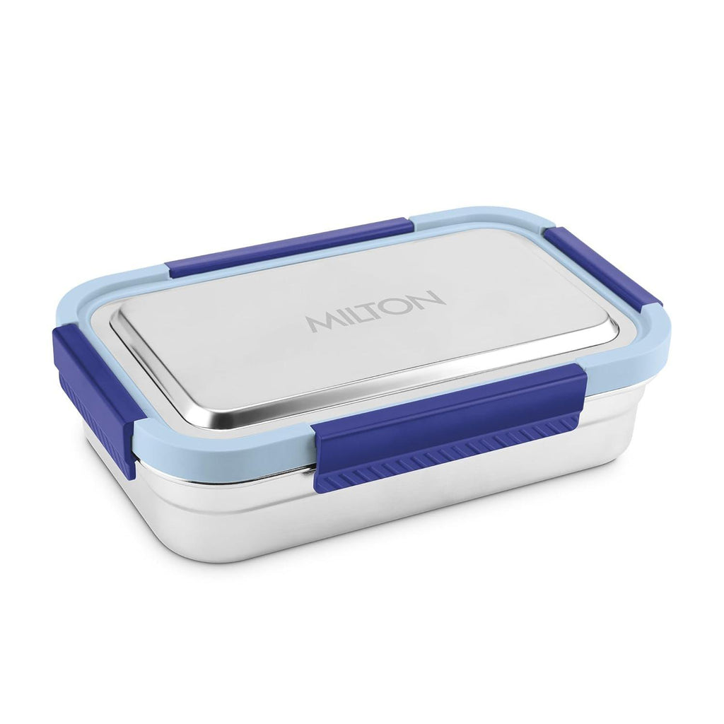 Milton SR Insulated Steel Tiffin, 900ml, Blue