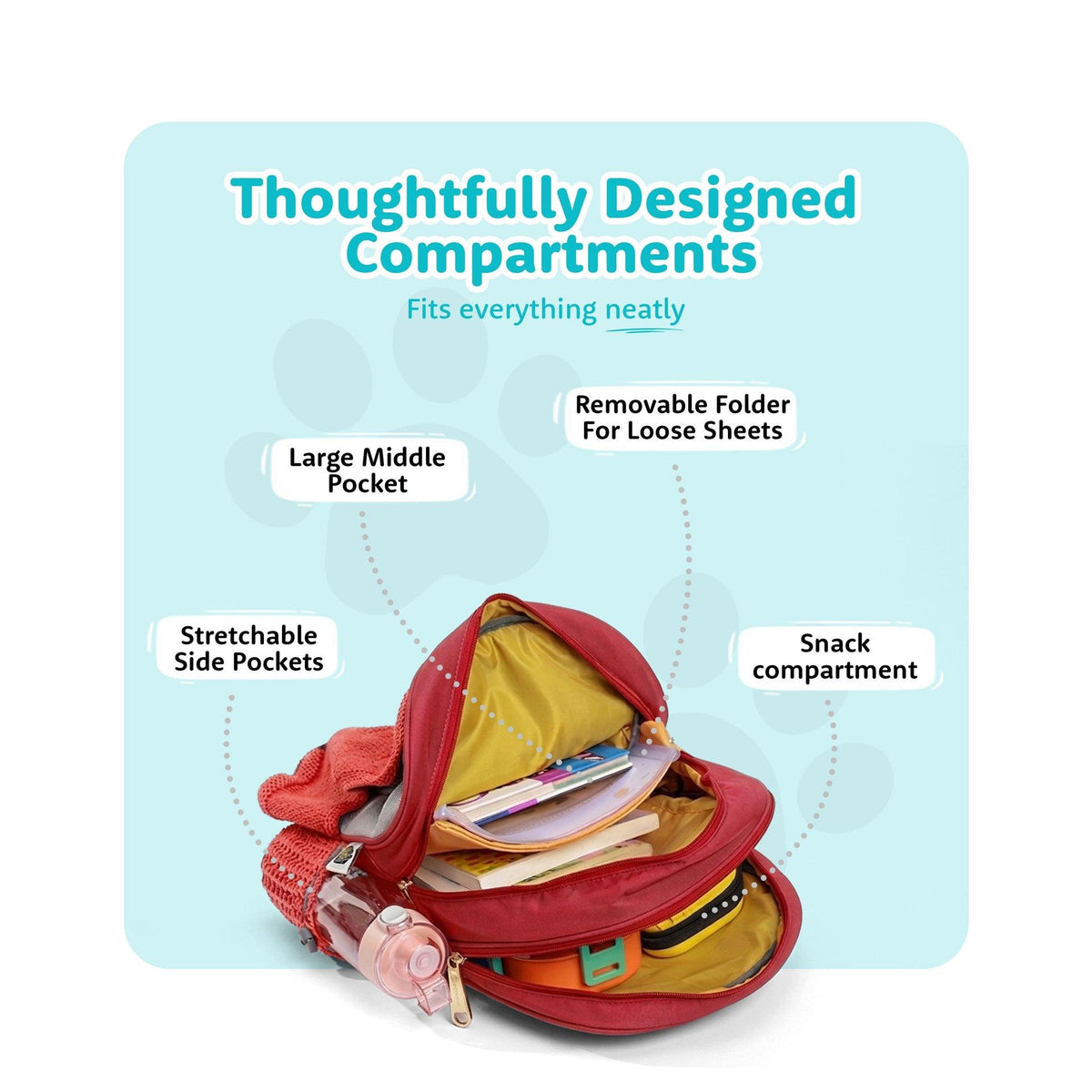 Filli & Me Paints a Picture HugBag Backpack, 17L