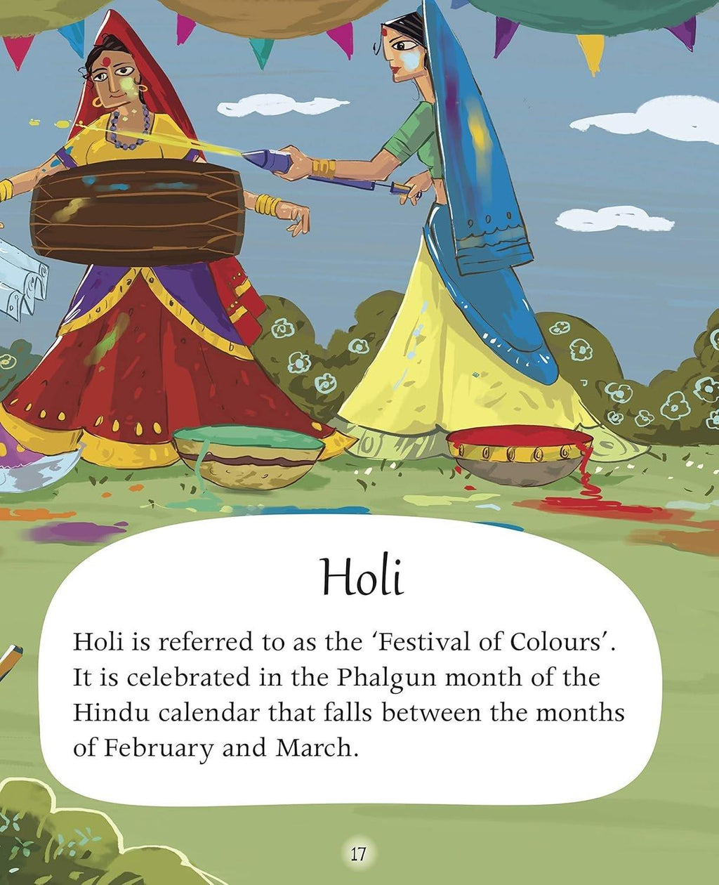 Om Books Illustrated Festivals of India Story Book