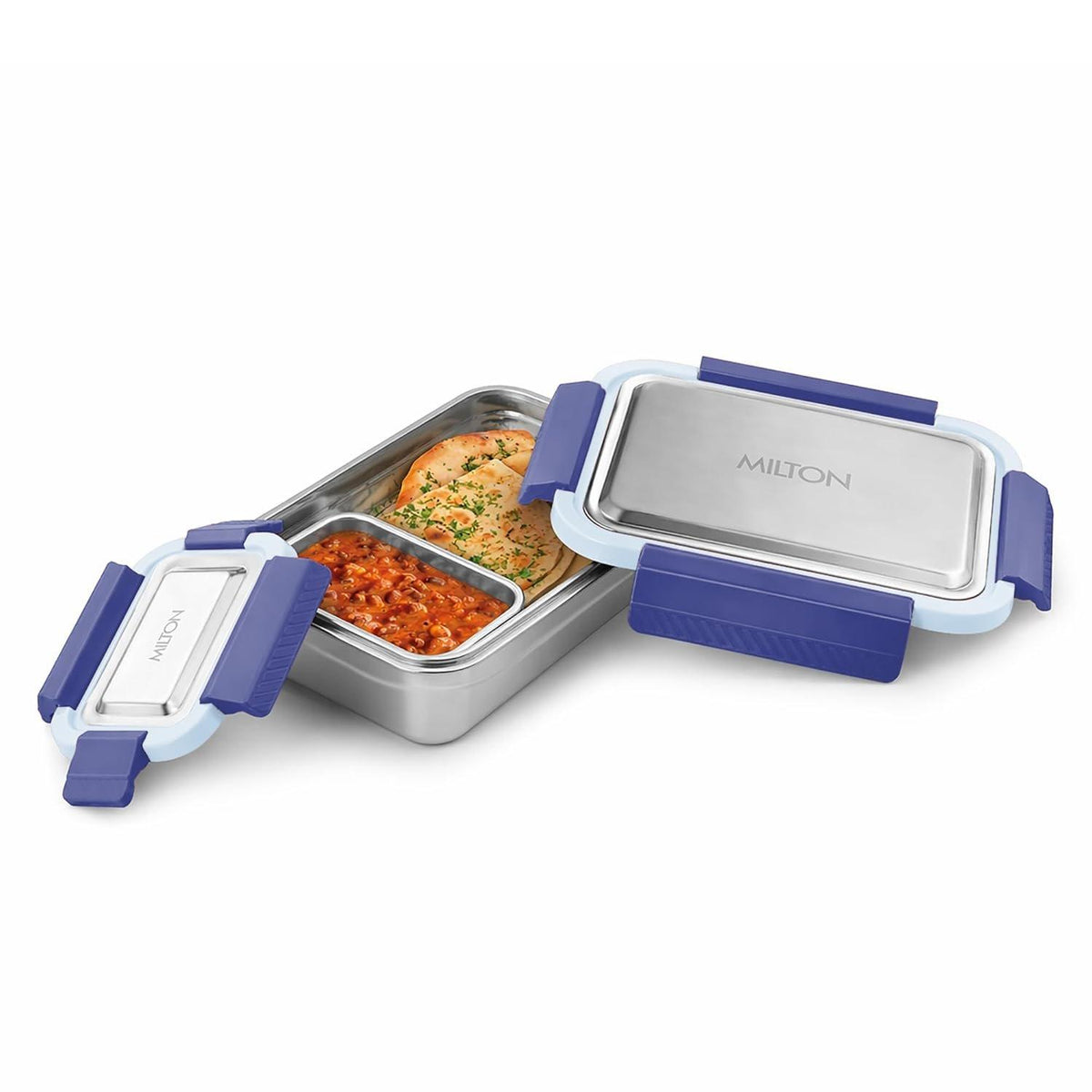 Milton SR Insulated Steel Tiffin, 900ml, Blue