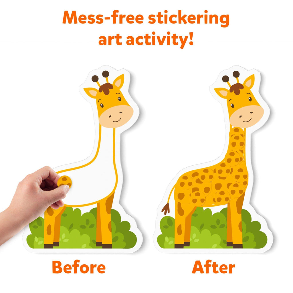 Skillmatics Dot It – Amazing Animals Sticker Kit, 3-7Y